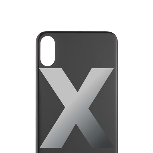 İPHONE X ARKA PİL KAPAK SİYAH