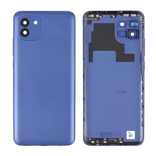 SAMSUNG A03 ARKA PİL KAPAK MAVİ