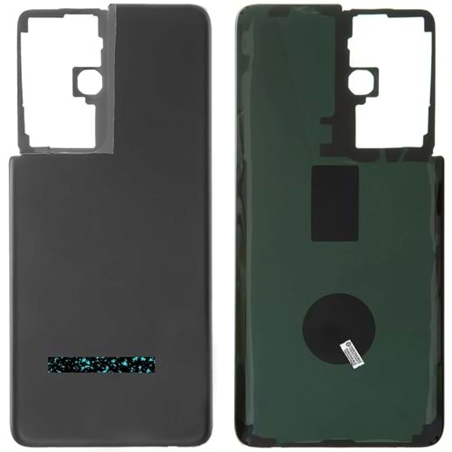SAMSUNG S21 ULTRA ARKA PİL KAPAK SİYAH