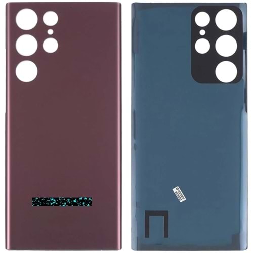 SAMSUNG S22 ULTRA ARKA PİL KAPAK BRONZ