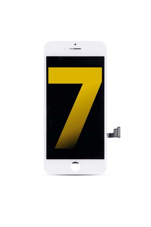 İPHONE 7G LCD EKRAN ORJİNAL CAM DEĞİŞMİŞ BEYAZ