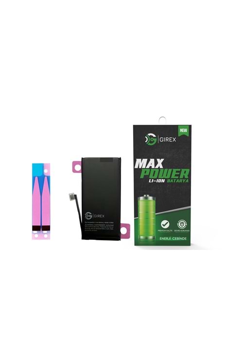 GİREX İPHONE 13 MİNİ BATARYA GÜÇLENDİRİLMİŞ (2600 MAH)