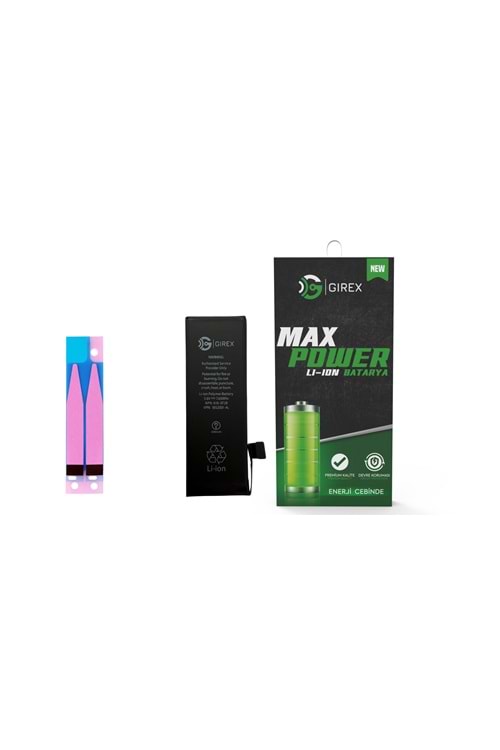 GİREX İPHONE 5S/5C BATARYA GÜÇLENDİRİLMİŞ 2000 mAh