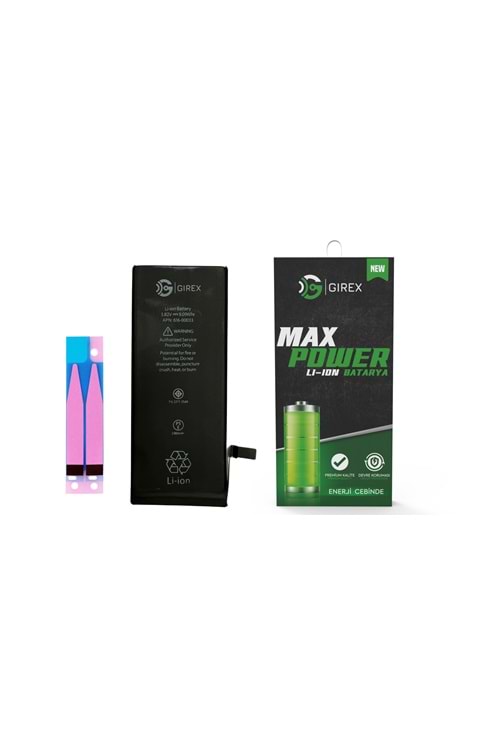 GİREX İPHONE 6S BATARYA GÜÇLENDİRİLMİŞ 2380 MAH