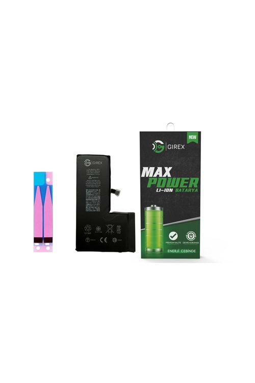 GİREX İPHONE XS BATARYA GÜÇLENDİRİLMİŞ (3050 MAH)