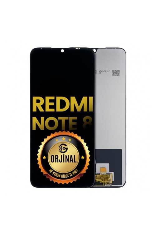 REDMİ NOTE 8 LCD EKRAN ÇITASIZ SERVİS SİYAH