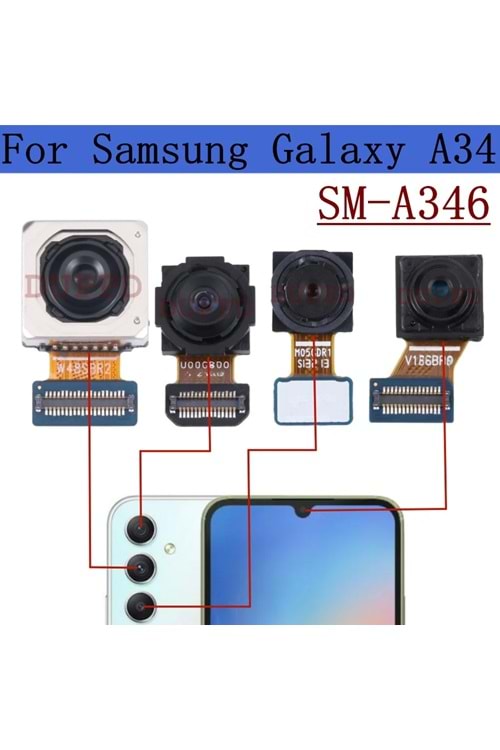 SAMSUNG A34 ARKA KAMERA