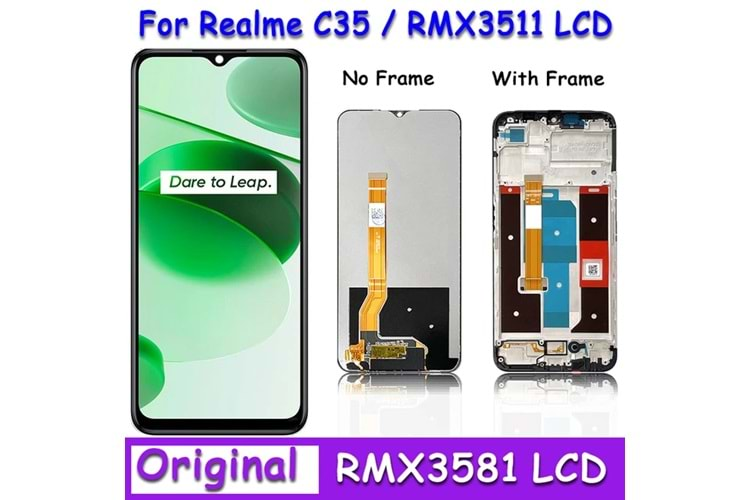 REALME C35 LCD EKRAN ÇITASIZ