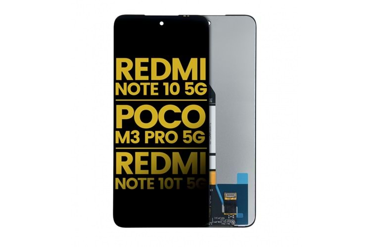 REDMİ NOTE 11SE / NOTE 10 5G / NOTE 10T 5G / POCO M3 PRO LCD EKRAN ÇITASIZ SERVİS