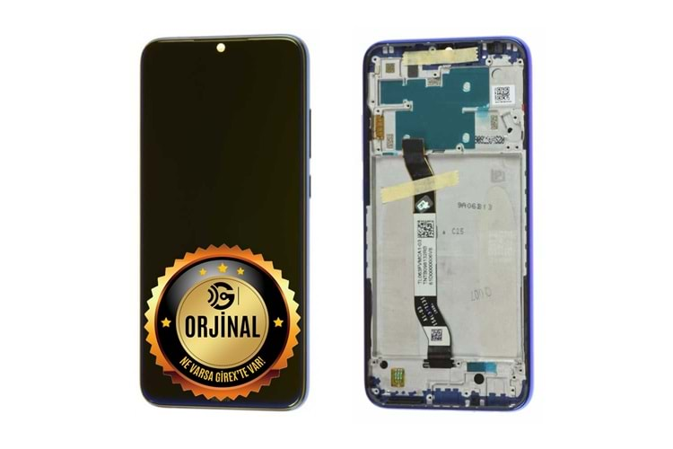 REDMİ NOTE 8 LCD EKRAN ÇITALI SERVİS MAVİ