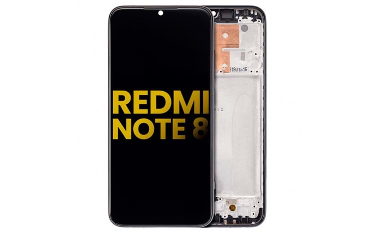 REDMİ NOTE 8 LCD EKRAN ÇITALI SERVİS SİYAH