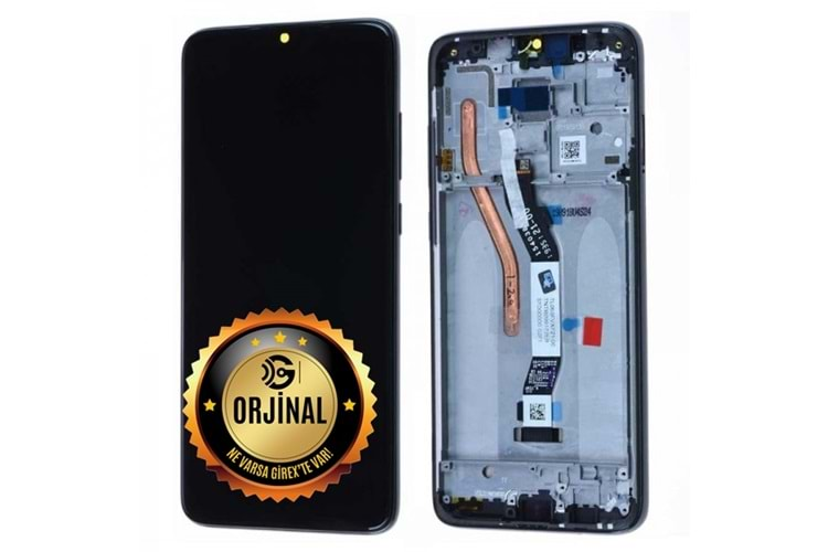 REDMİ NOTE 8 PRO LCD EKRAN ÇITALI ÇİFT SİM SERVİS SİYAH