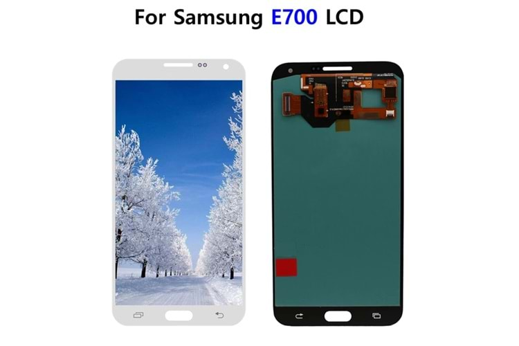 SAMSUNG E7 LCD EKRAN BEYAZ