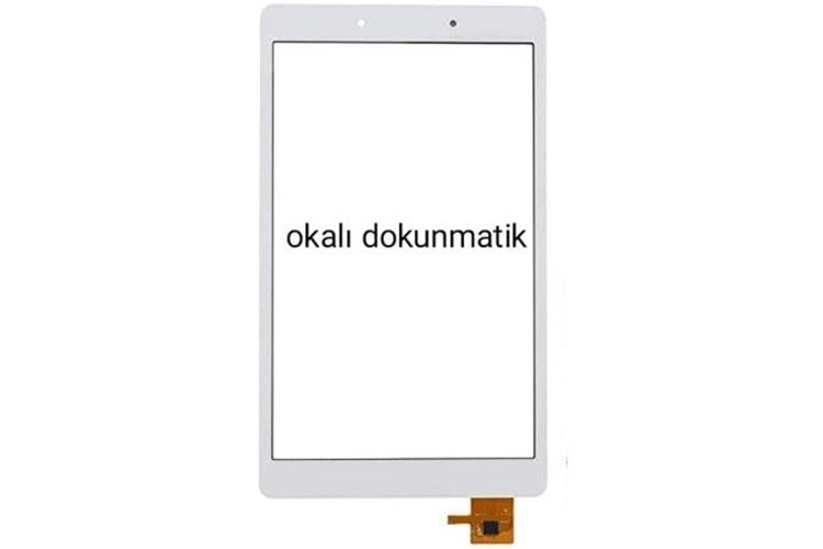 SAMSUNG TAB (SM-T290 - T295) DOKUNMATİK CAM FİLMLİ BEYAZ