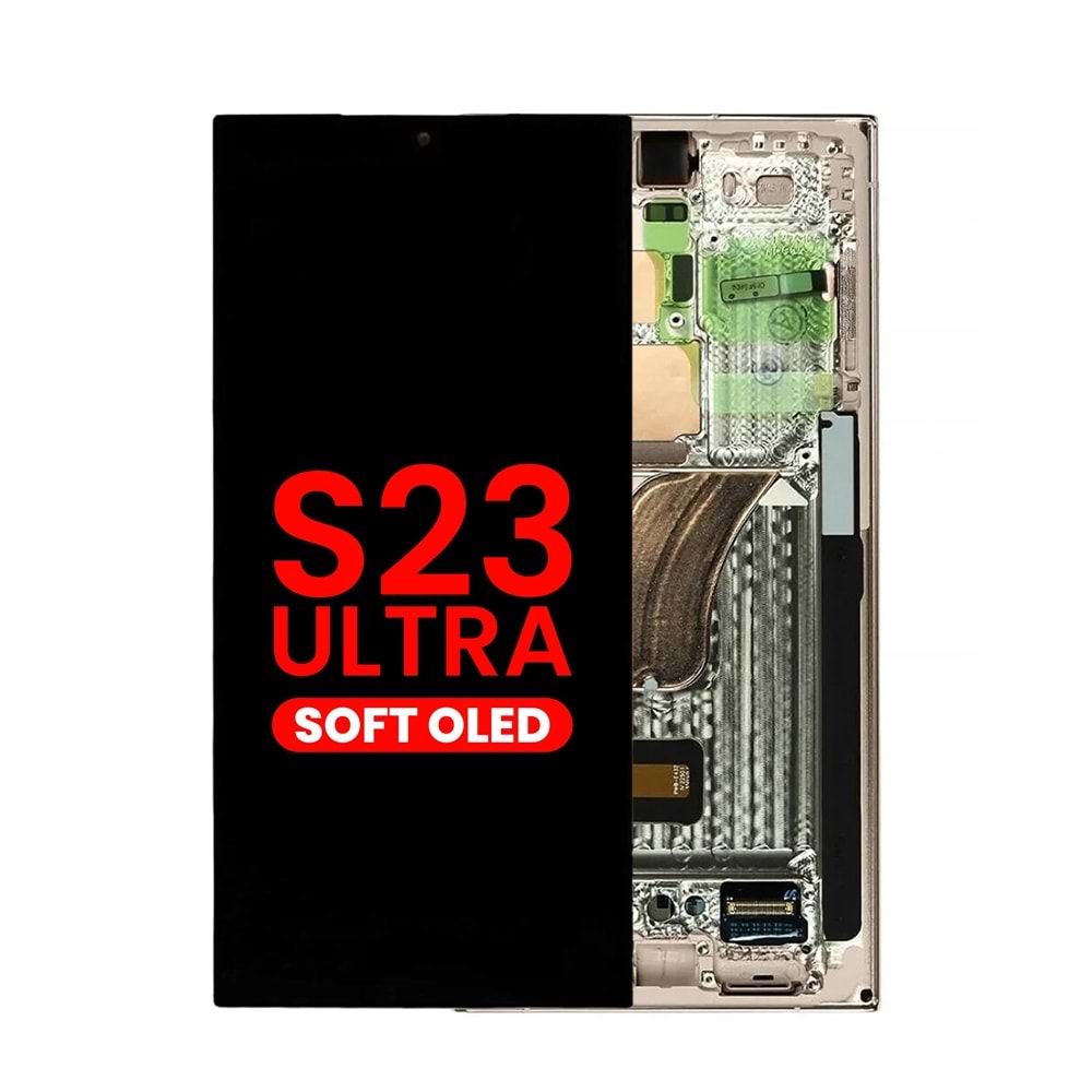 SAMSUNG S23 ULTRA LCD EKRAN ÇITALI OLED SİLVER