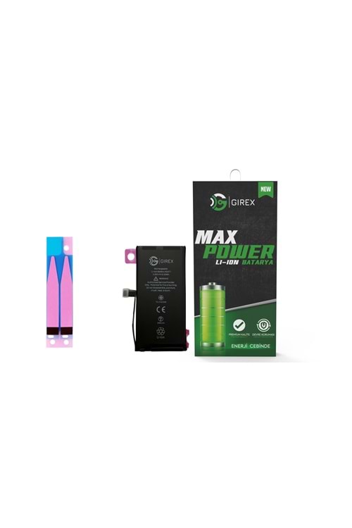 GİREX İPHONE 12 MİNİ BATARYA GÜÇLENDİRİLMİŞ (2580 MAH)
