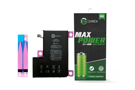 GİREX İPHONE 12 PRO MAX BATARYA GÜÇLENDİRİLMİŞ