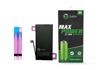 GİREX İPHONE 13 MİNİ BATARYA GÜÇLENDİRİLMİŞ (2600 MAH)