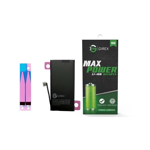GİREX İPHONE 13 MİNİ BATARYA GÜÇLENDİRİLMİŞ (2600 MAH)