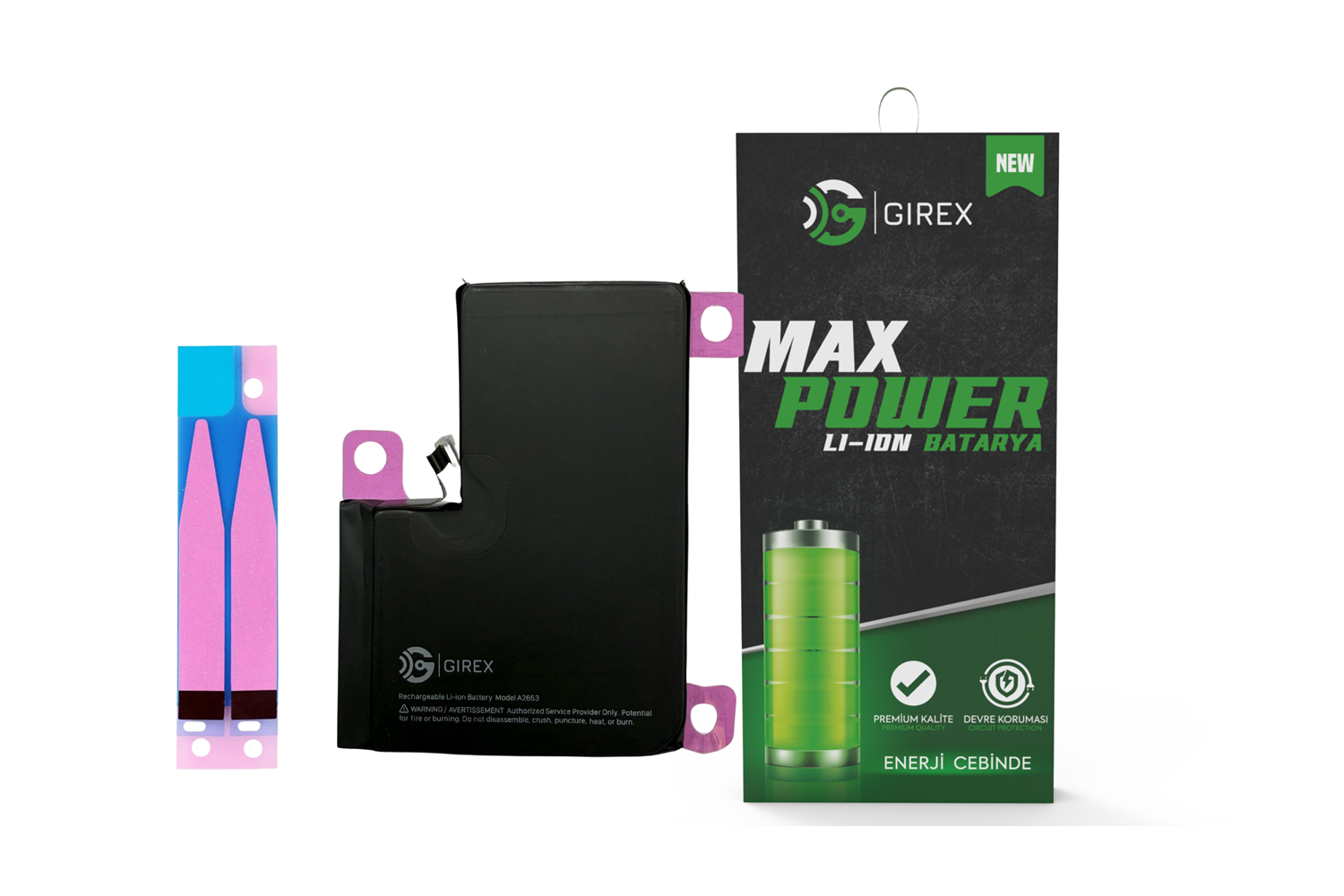 GİREX İPHONE 13 PRO MAX BATARYA GÜÇLENDİRİLMİŞ