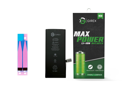 GİREX İPHONE 7G BATARYA GÜÇLENDİRİLMİŞ