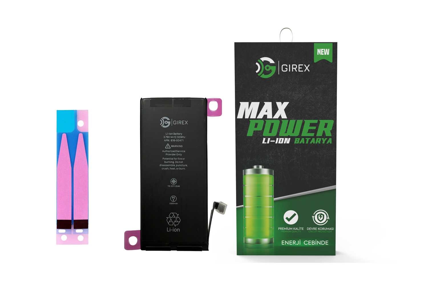 GİREX İPHONE XR BATARYA GÜÇLENDİRİLMİŞ