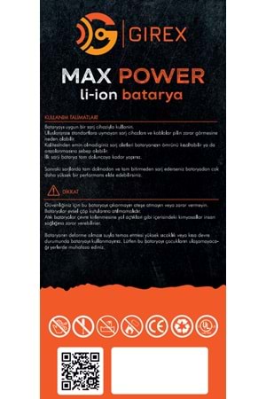 GİREX SAMSUNG BATARYA J7 2015 / J4 / J720 / ON7 J701 - J7 CORE (3000 MAH)