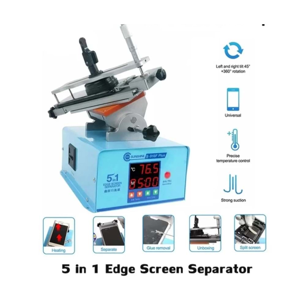 CAM SÖKMEKİNASI SUNSHİNE S-918F PLUS