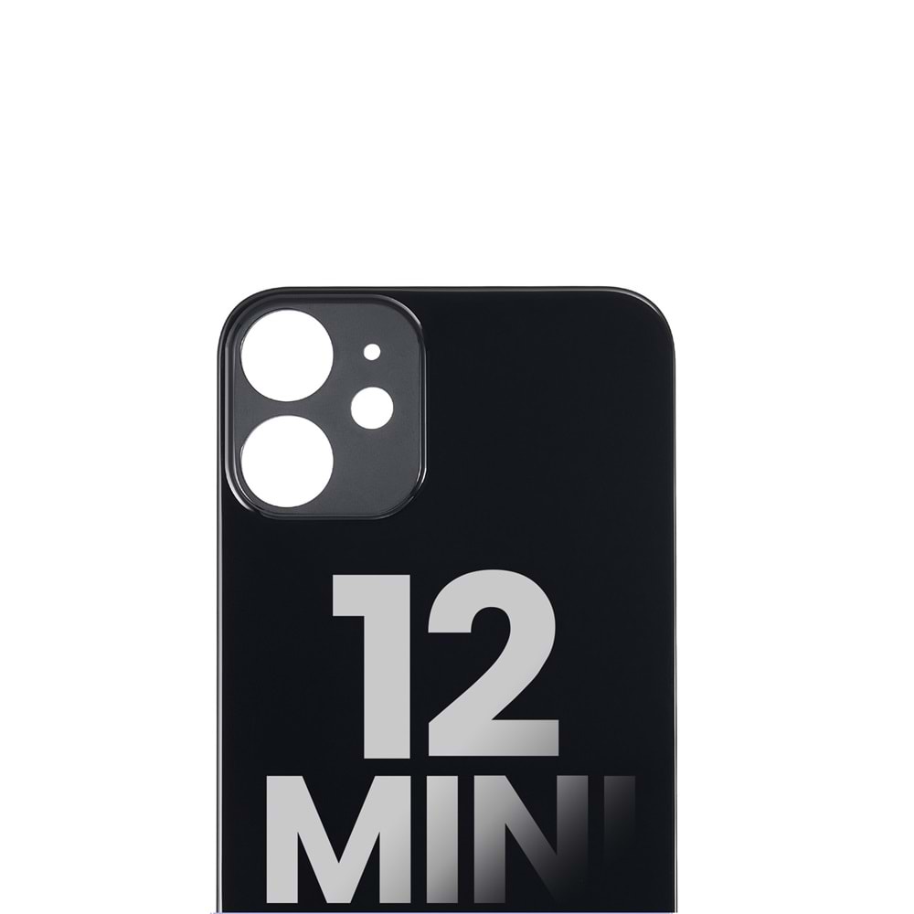 İPHONE 12 MİNİ ARKA PİL KAPAĞI SİYAH