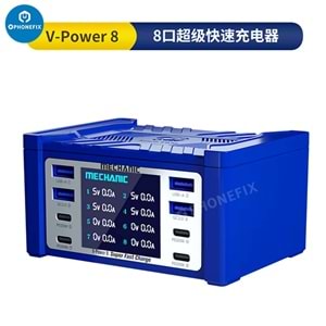 MECHANİC V POWER 8 100W USB AMPER ÖLÇER