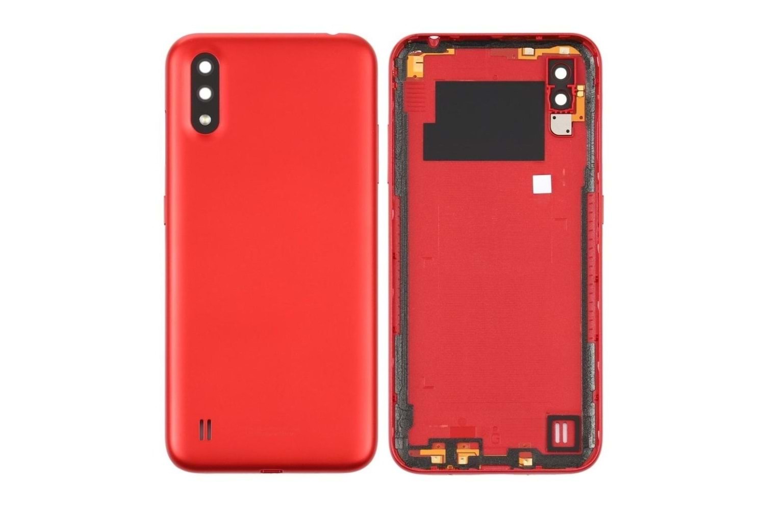 SAMSUNG - A01 ARKA PİL KAPAK KIRMIZI
