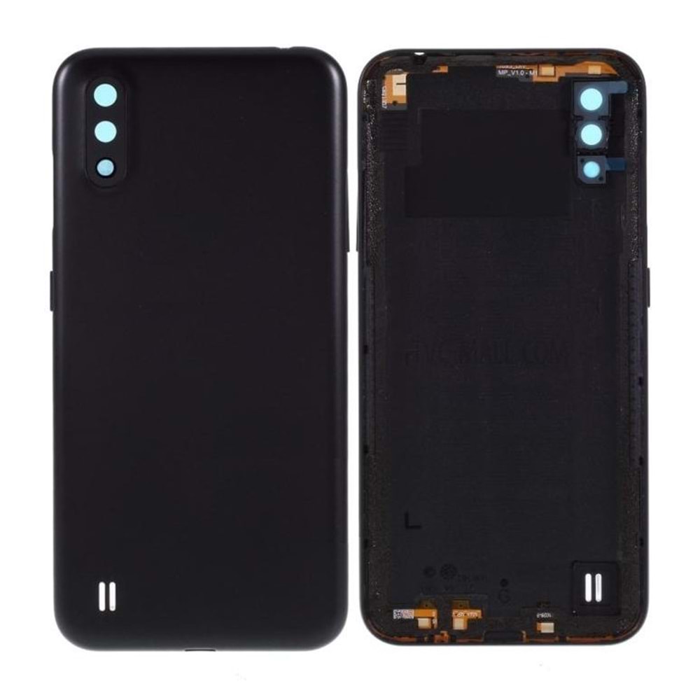 SAMSUNG - A01 ARKA PİL KAPAK SİYAH