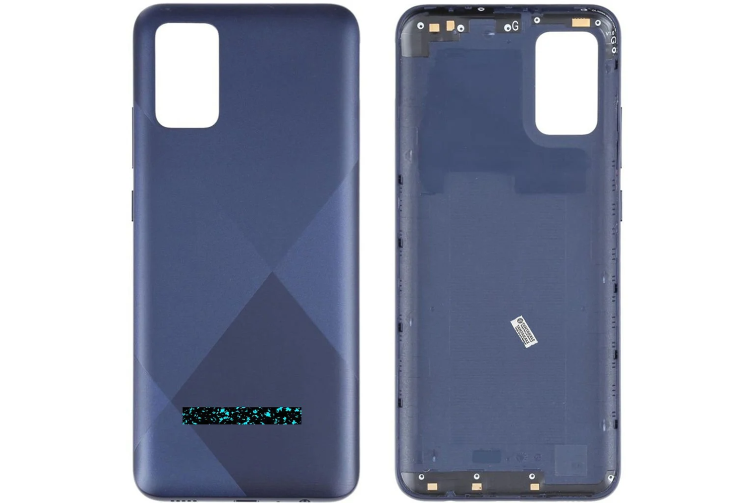 SAMSUNG A02S ARKA PİL KAPAK MAVİ