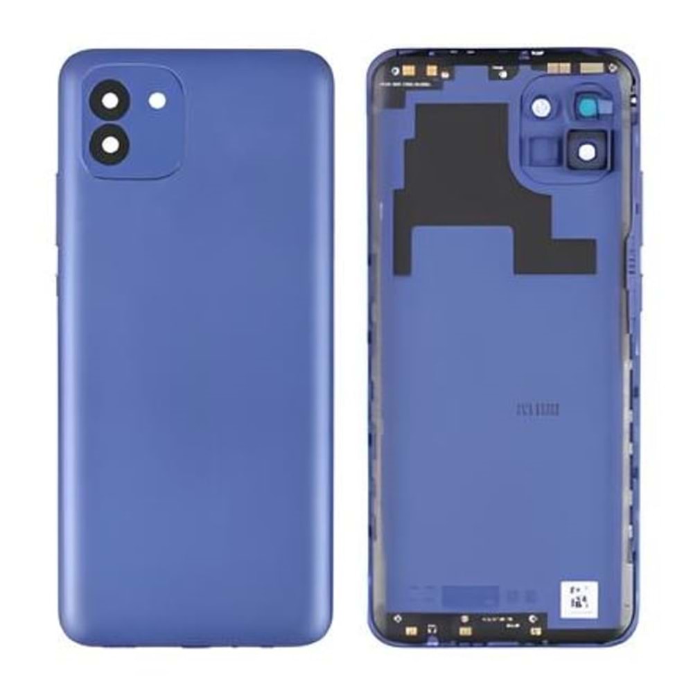SAMSUNG A03 ARKA PİL KAPAK MAVİ