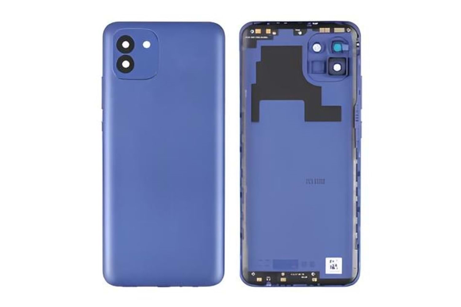 SAMSUNG A03 ARKA PİL KAPAK MAVİ