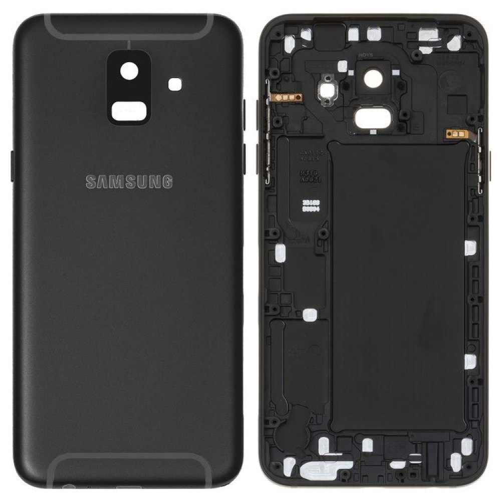 SAMSUNG A6 ARKA PİL KAPAK SİYAH
