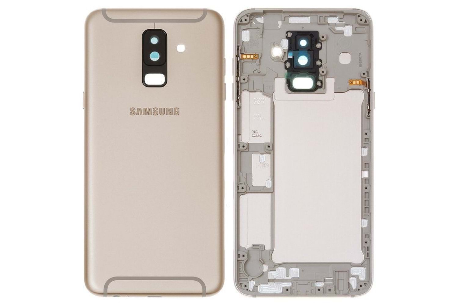 SAMSUNG A6 PLUS ARKA PİL KAPAK GOLD
