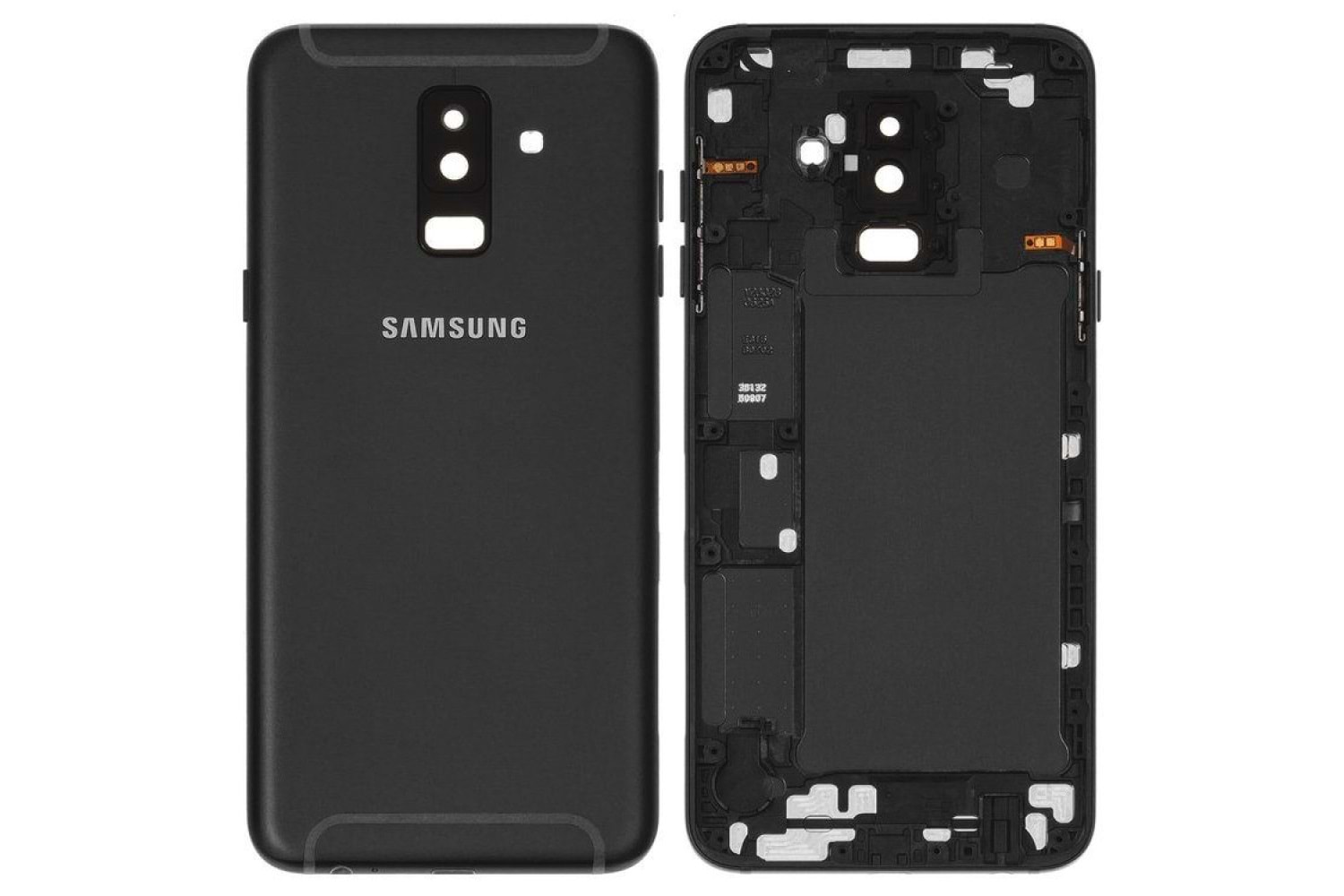 SAMSUNG A6 PLUS ARKA PİL KAPAK SİYAH