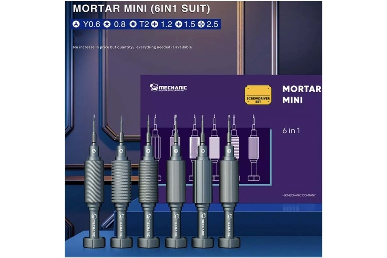 TORNAVİDA SETİ MECHANİC MORTAR MİNİ 6 İN 1